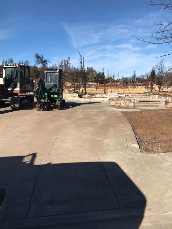 California wildfire cleanup